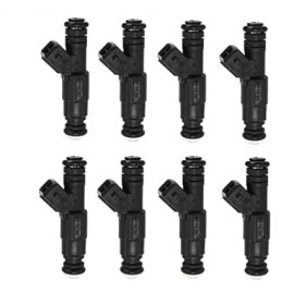 8PCS Fuel Injectors Compatible with Chevy GM 7.4 454cid Upgrade NEW Add HP Torque 0280155884 17119596